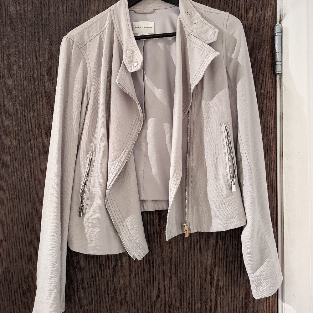 Club Monaco light gray short jacket